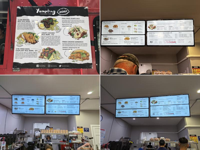 Yumpling Menu