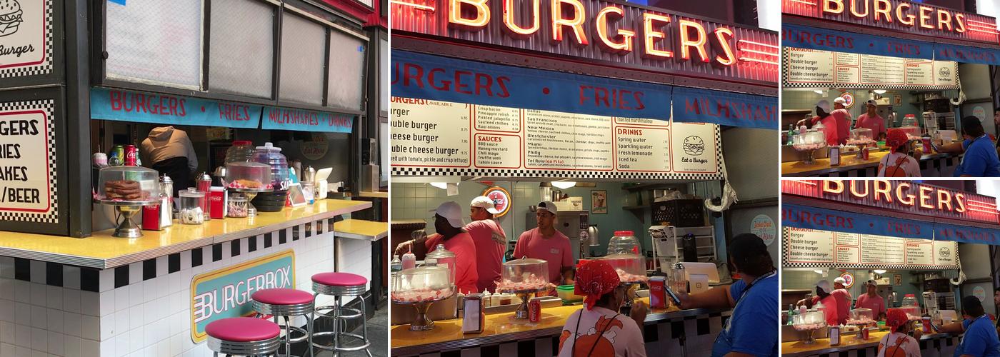 Burger Box, Urbanspace - Times Square Menu