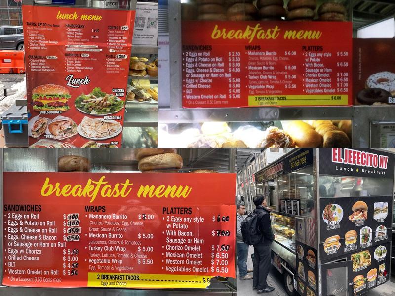 El JefecitoNy mexican food and American Menu