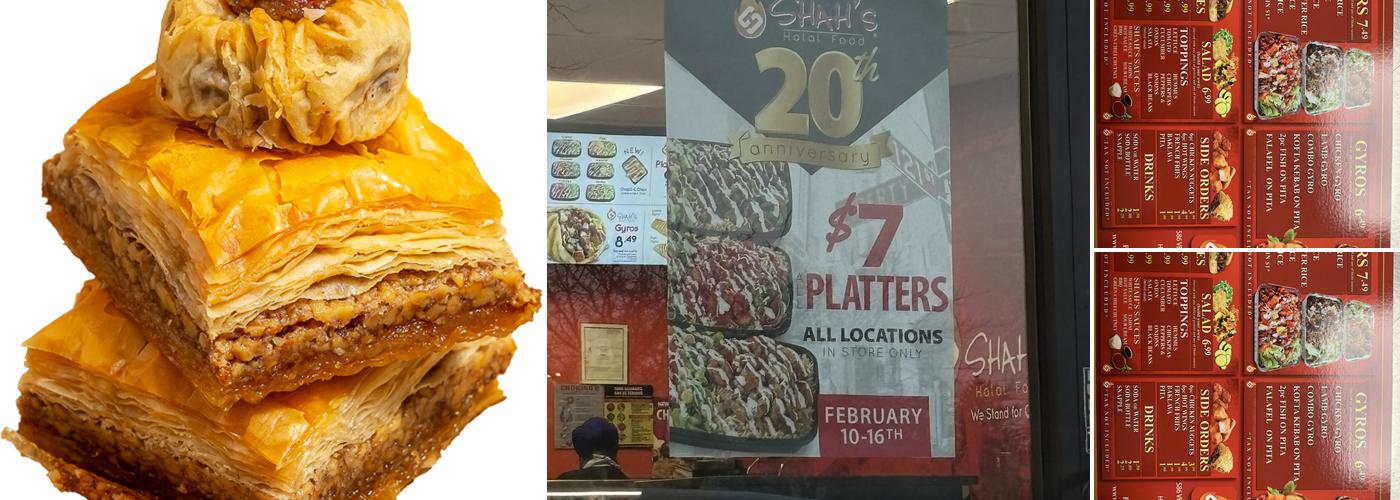 Shah's Halal Food Menu