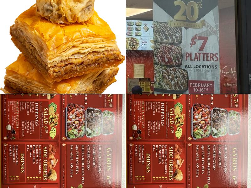 Shah's Halal Food Menu