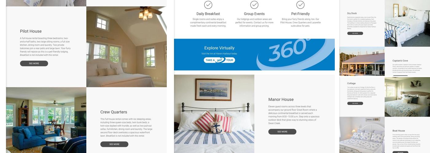 Admirals Club Beachside Bar Menu