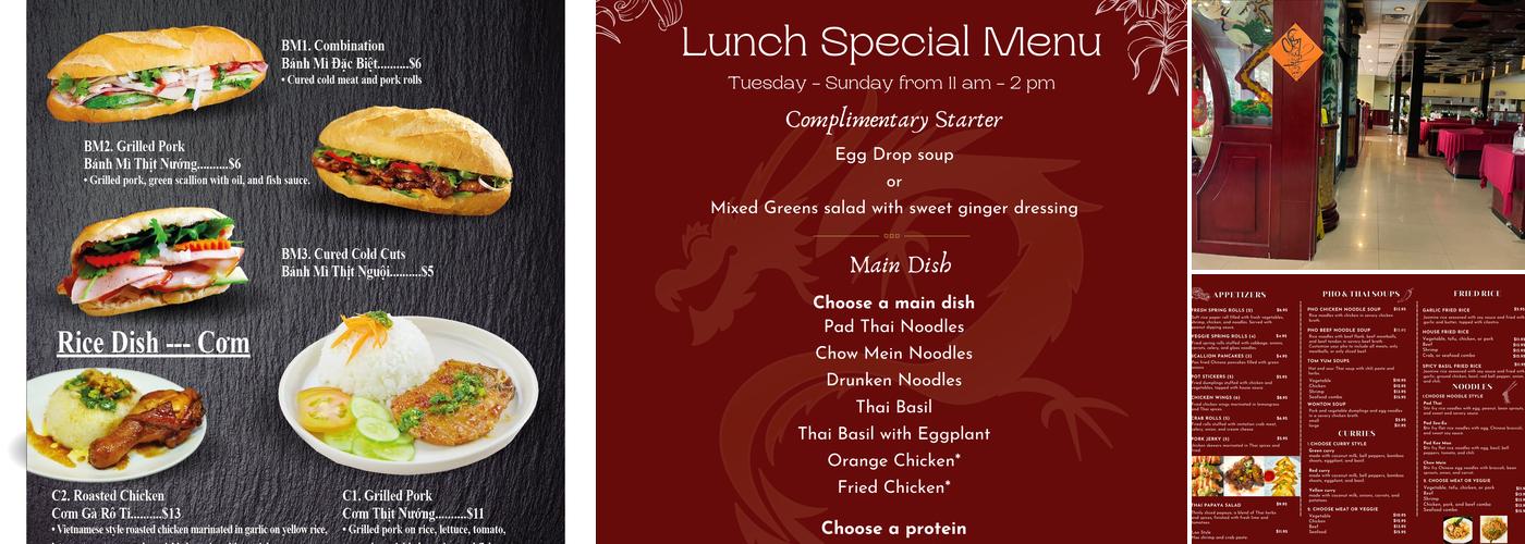 Pho Van Menu