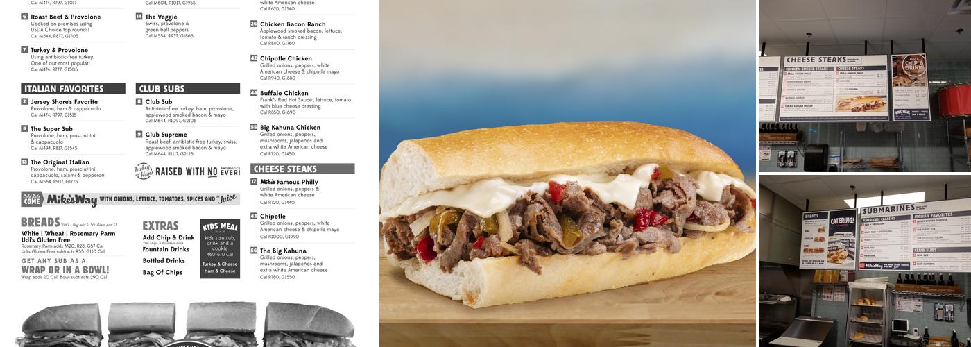 Jersey Mike's Subs Menu