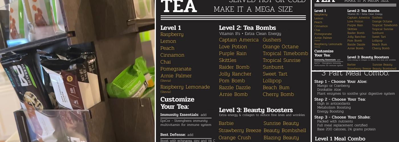 3rd Street Nutrition Menu