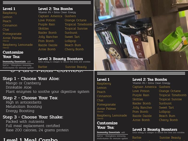 3rd Street Nutrition Menu