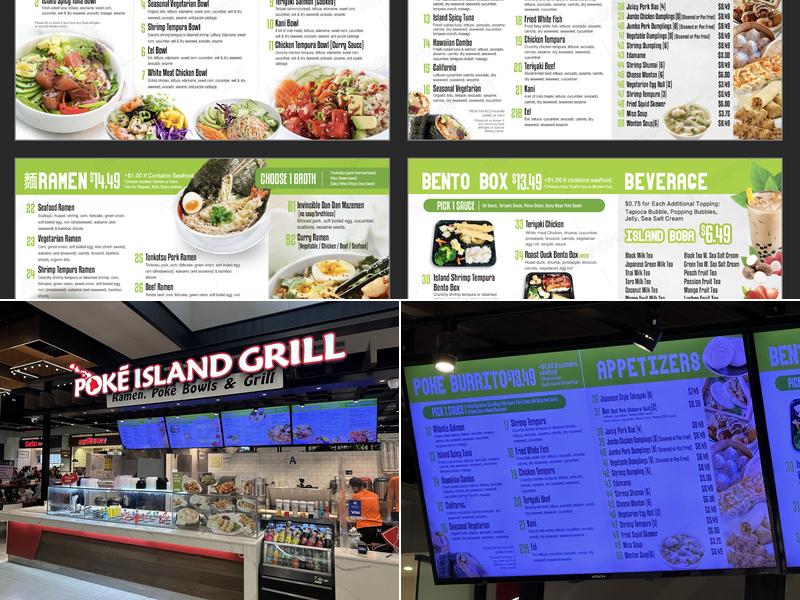 Poke Island & Grill Menu