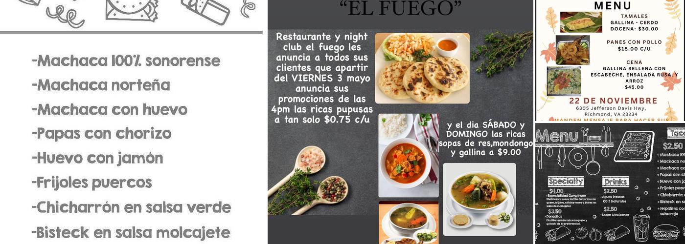 La lonchera centro ameri Menu