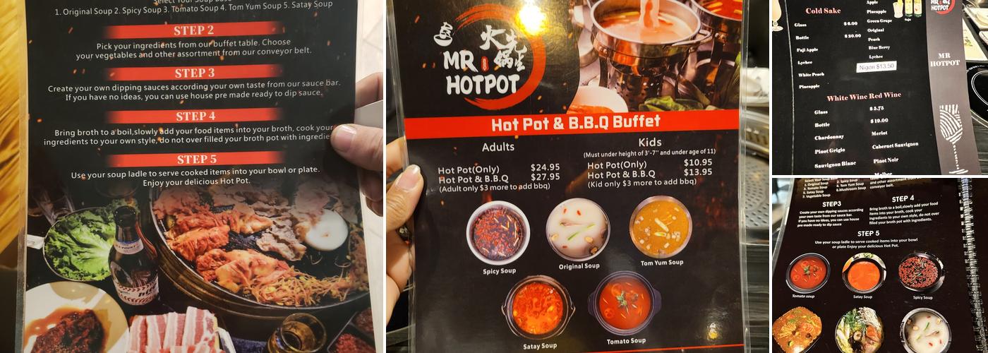 Mr. Hot Pot Menu
