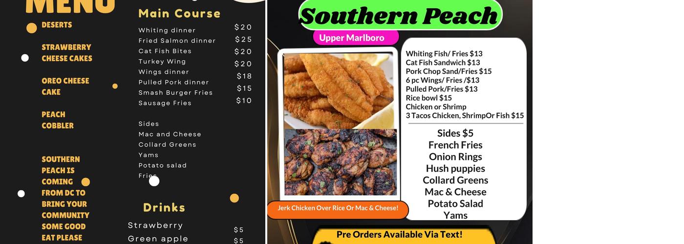 Thick Chick Menu
