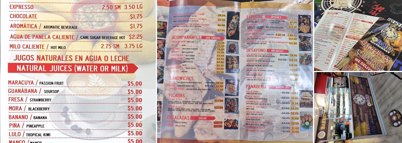 Asao Pollo Menu