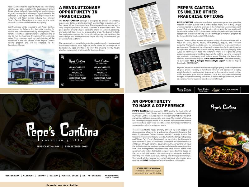 Pepe's Cantina Clermont Menu