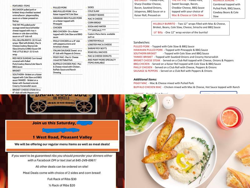 The Grille Wagon Menu