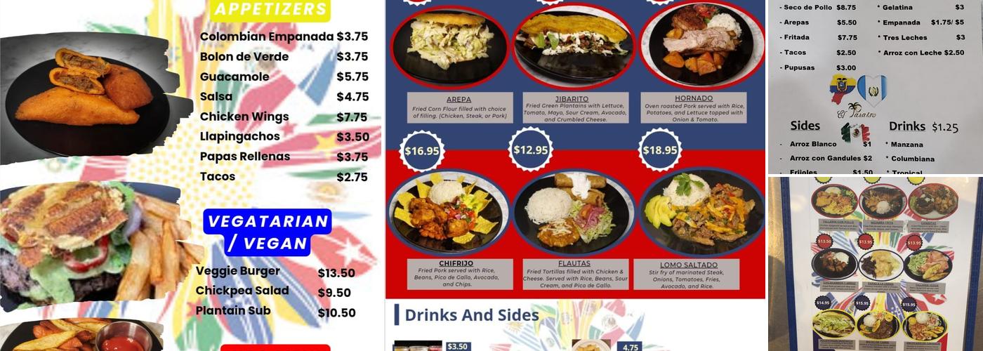 El Paraiso Menu