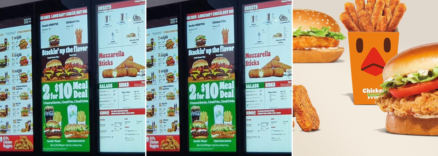 Burger King Menu
