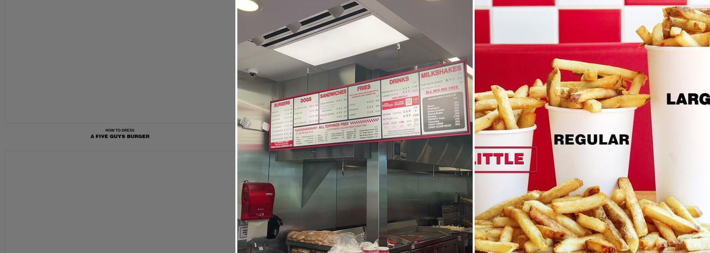 Five Guys Menu