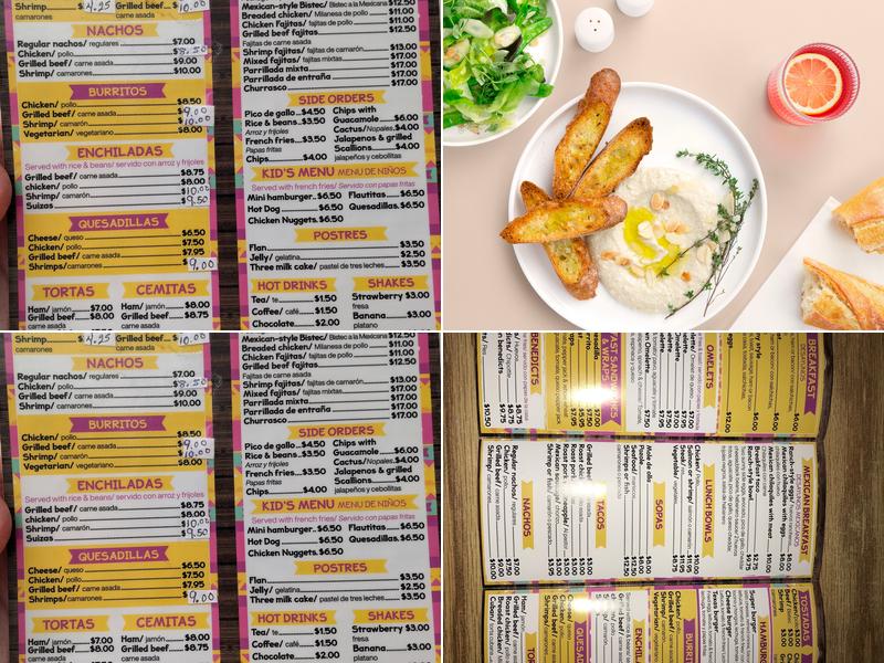 Cancun Cafe Corp Menu