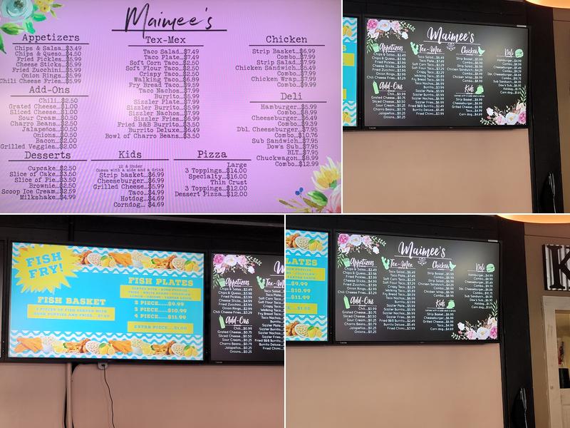 Maimee’s Deli, Bakery and Grill Menu