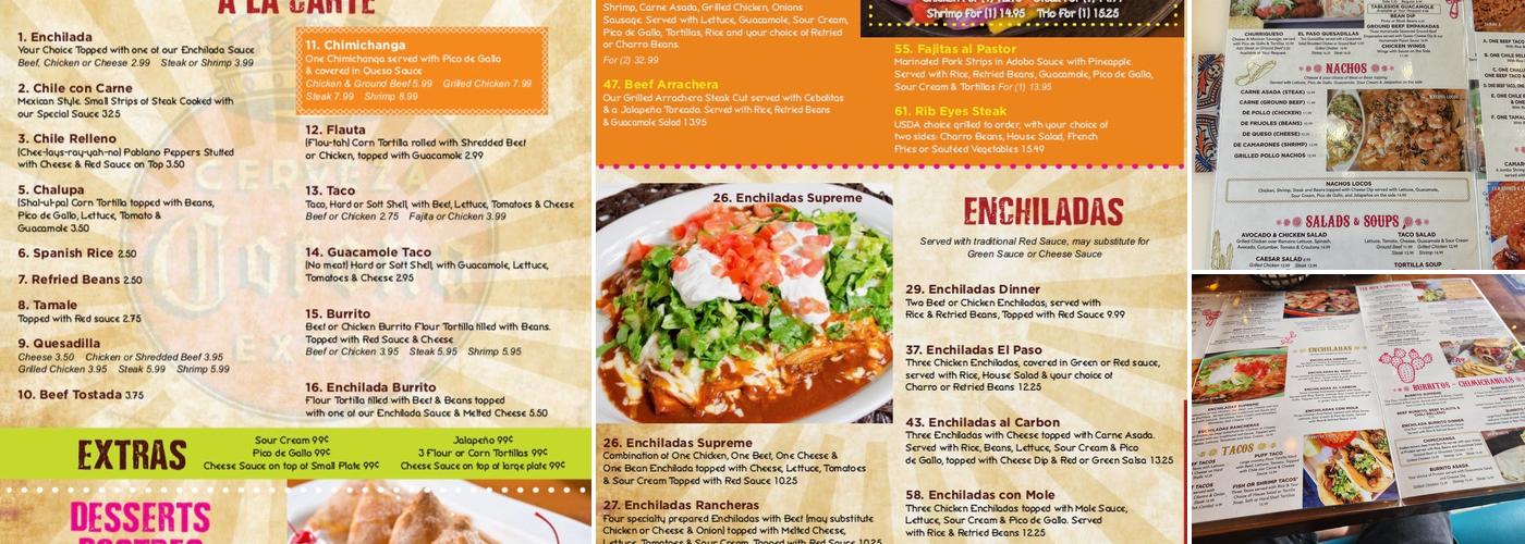 El Paso Tacos & Tequila Menu
