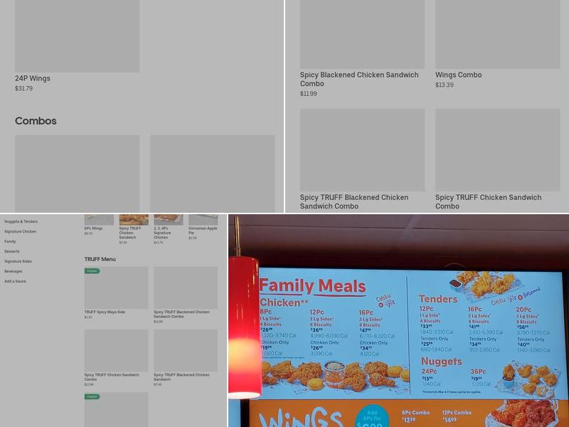 Popeyes Louisiana Kitchen Menu