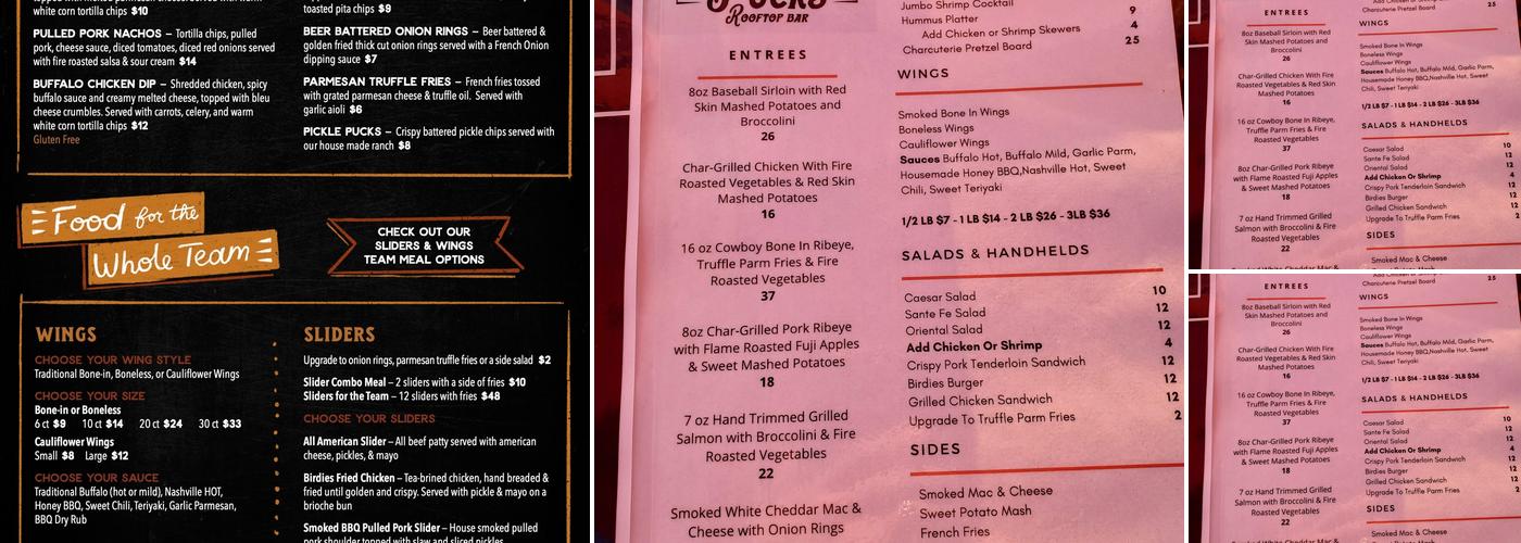 Birdies Grill House and Sports Bar Menu