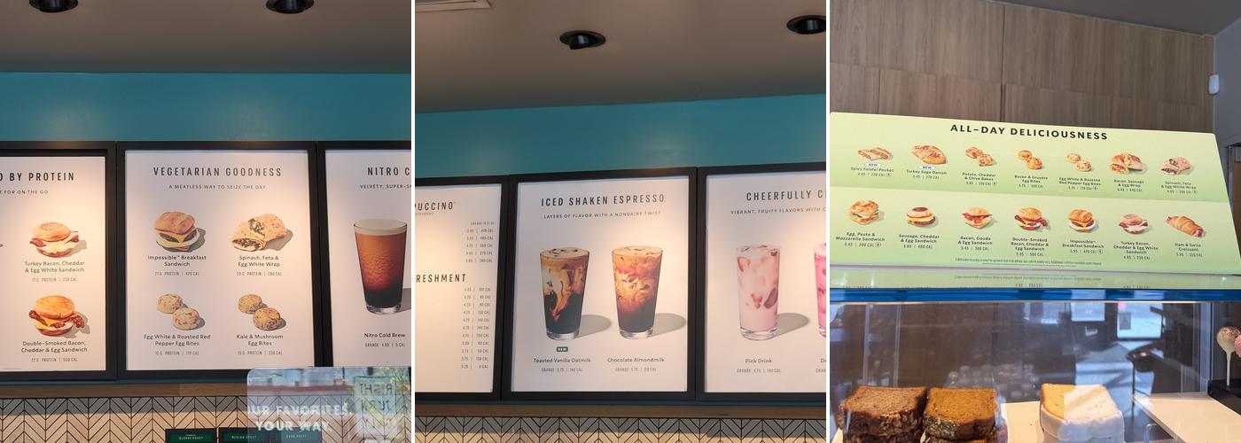 Starbucks Menu