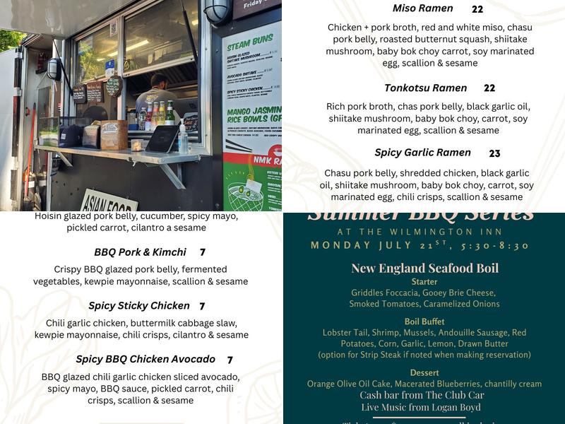 Nomad Kitchen Food Trailer Menu