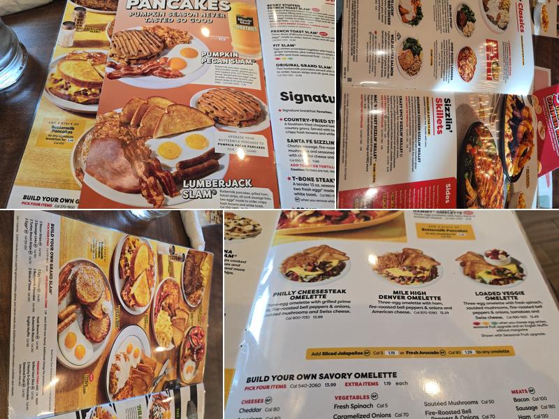 Denny's Menu