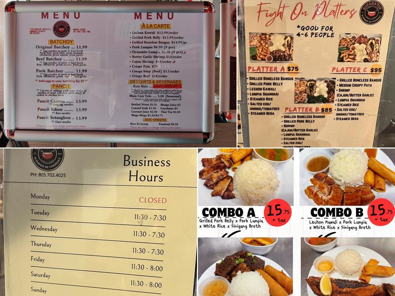 Batchoyan Ilonggo Restaurant Menu