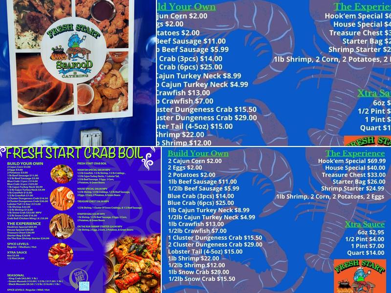 Fresh Start Seafood & Catering Menu