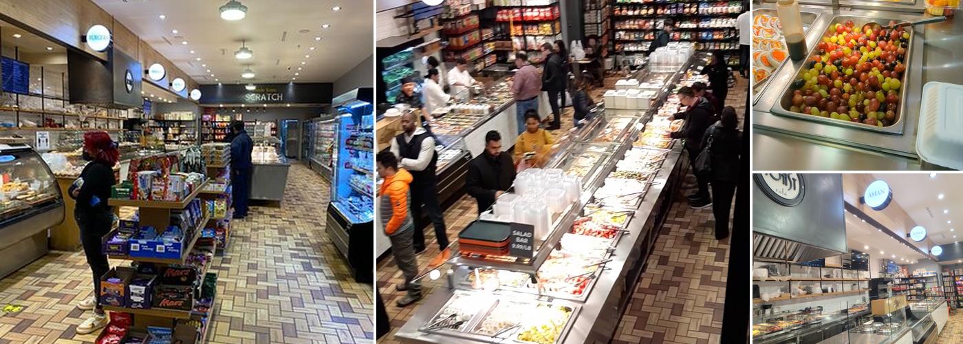 Toast Cafe Brasserie NYC/ buffet