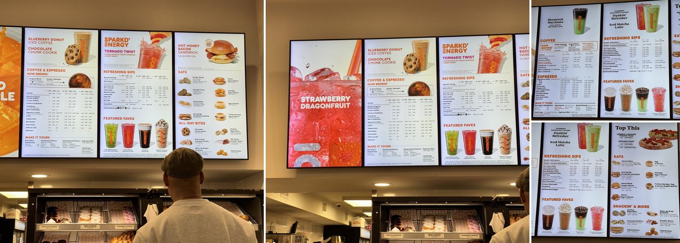 Dunkin' Menu