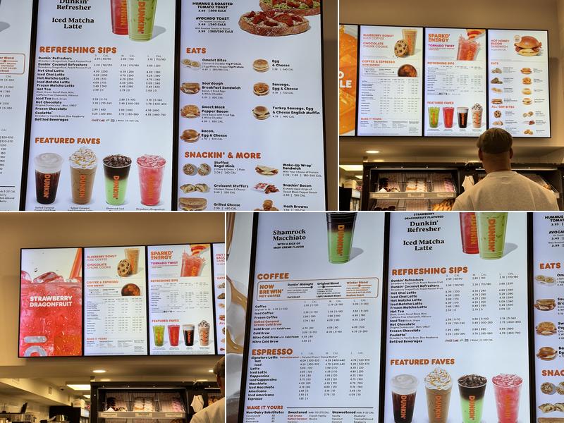 Dunkin' Menu