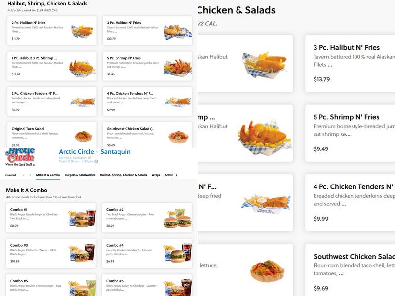 Arctic Circle Menu