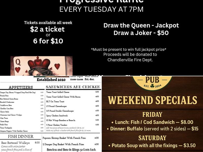 Daugherty's Pub Menu
