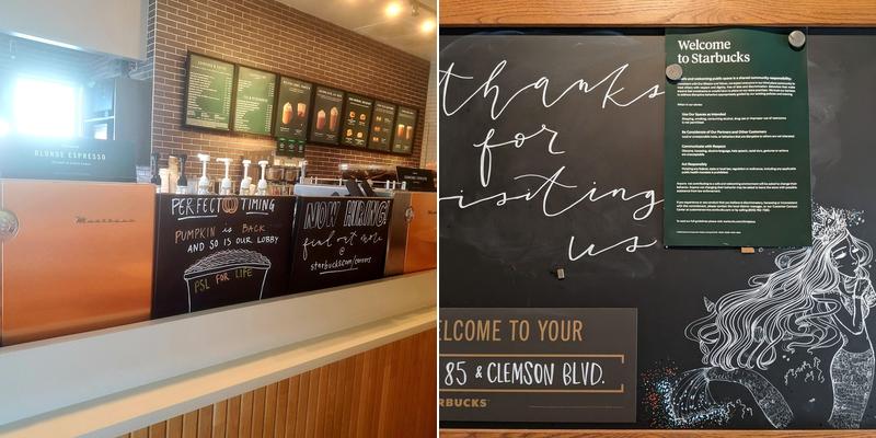 Starbucks Menu