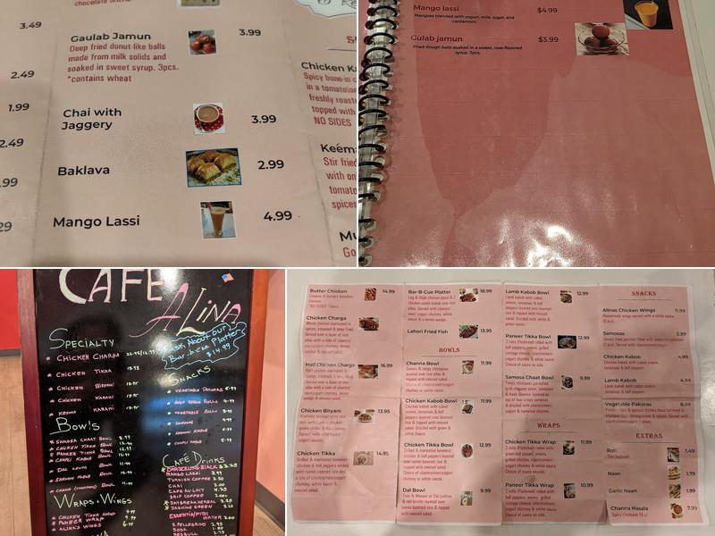 Cafe Alina Menu