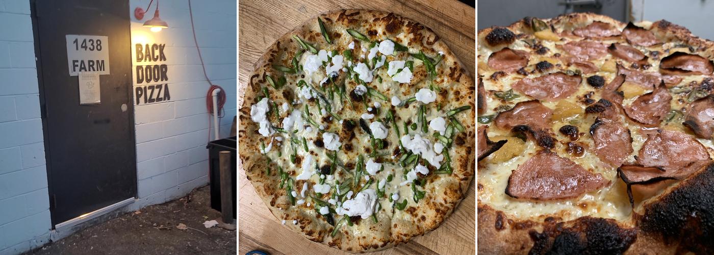 Back Door Pizza Menu