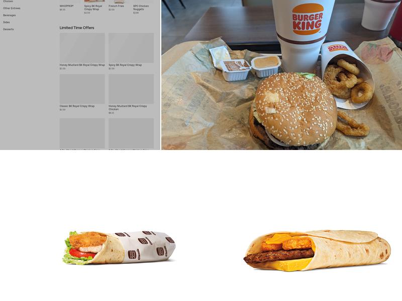 Burger King Menu