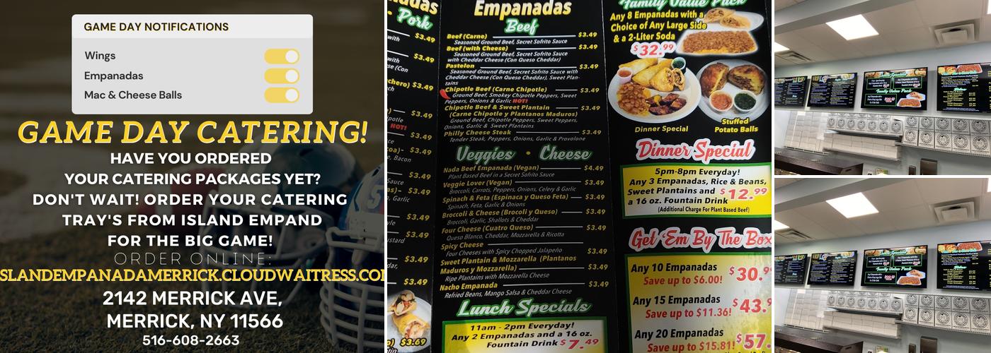 Island Empanada of Merrick Menu