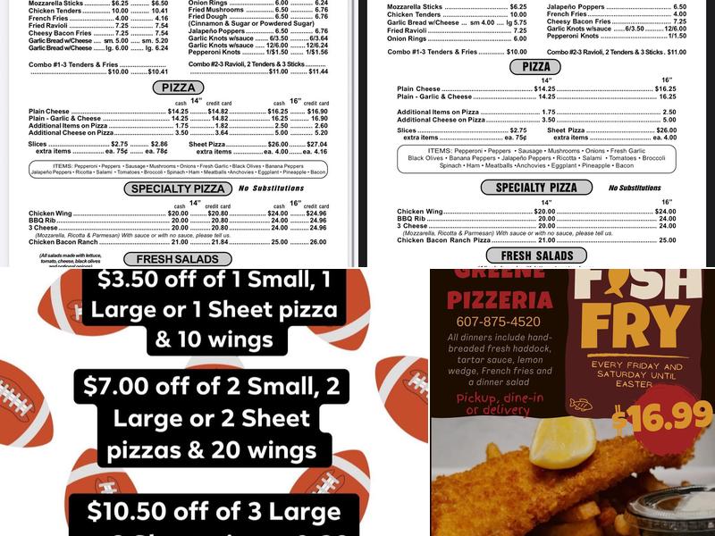 Magro's Menu
