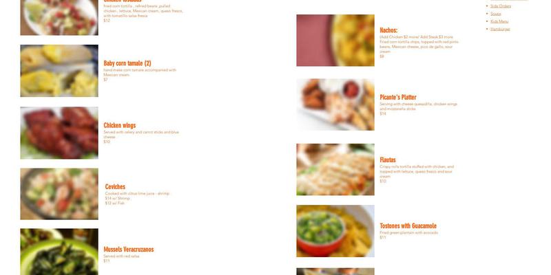 El Noa Noa Chatham Menu