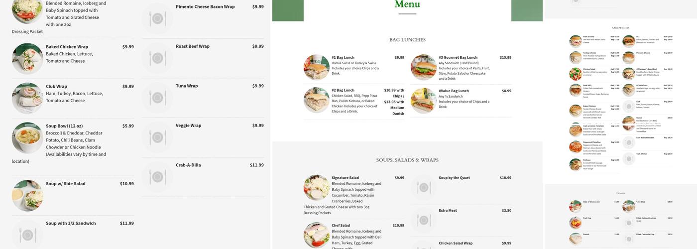 O’Kellys Menu