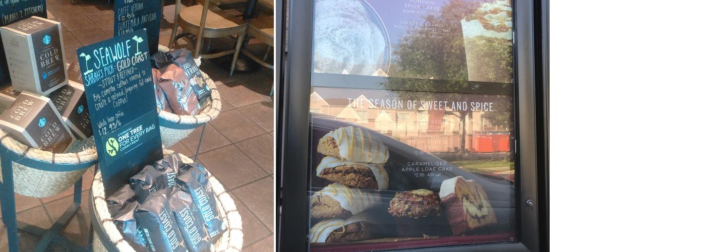 Starbucks Menu