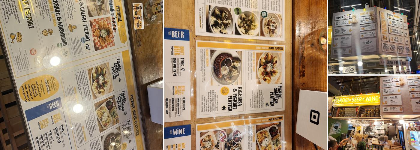 Pierogi Boys Menu
