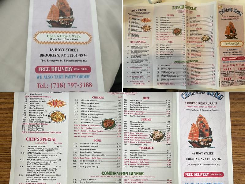 Chuang Hing Menu