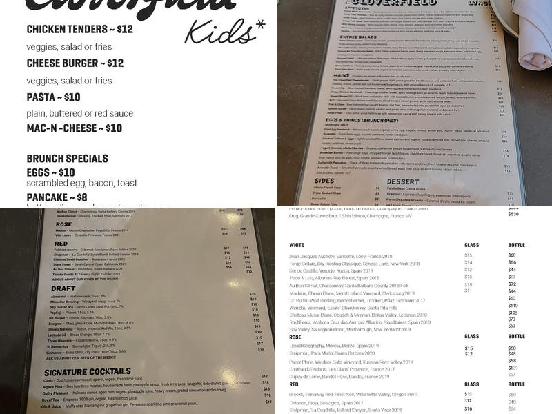 The Cloverfield Menu