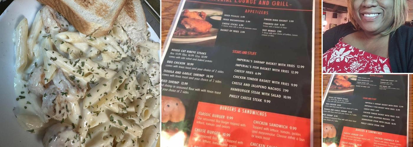 Imperial Bar and grill Menu