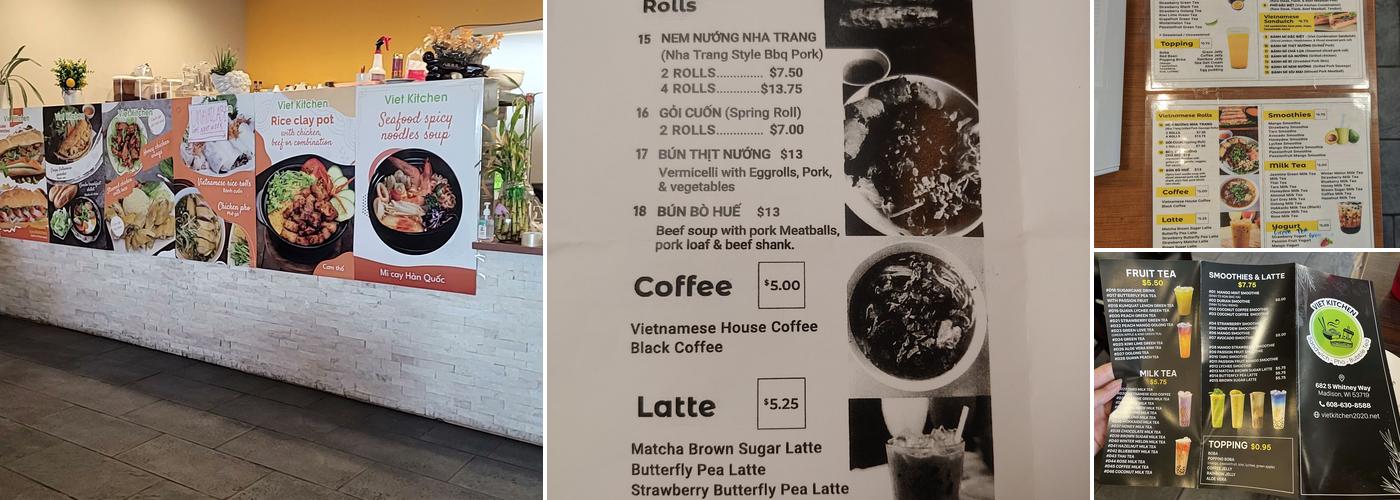 Viet Kitchen - pho & bánh mi Menu
