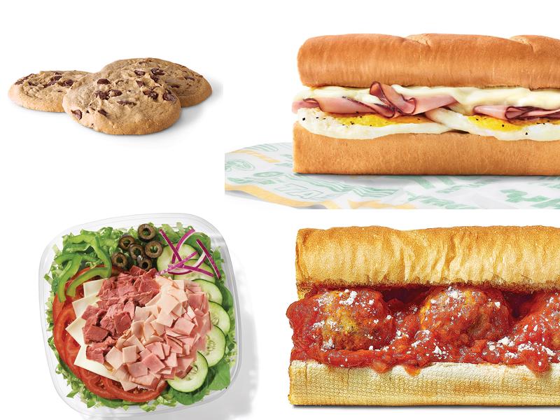Subway Menu